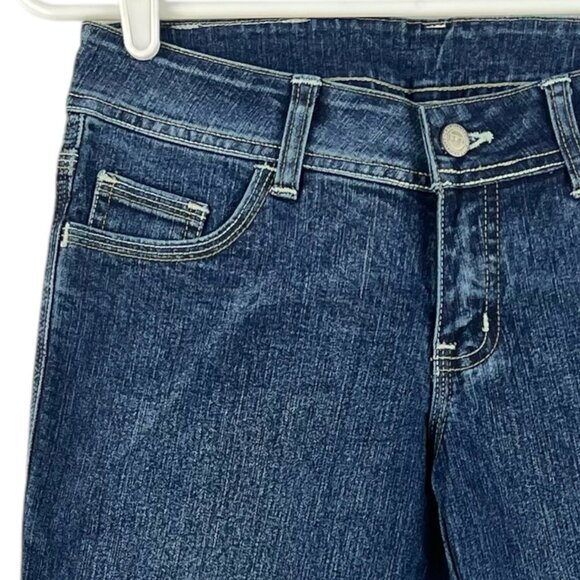 CDN JEANS Canadian Club Women's Blue Denim Jeans Sz 29 Boot Cut Stretch Mid Rise - Picture 5 of 11